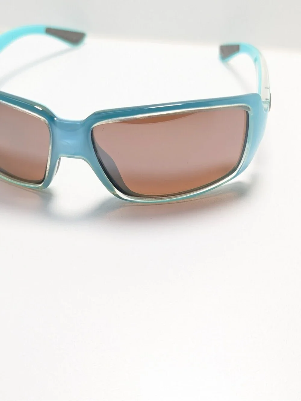 Costa del Mar Miss Brit BT41 Orange Copper UV Blue Aqua Women's Chic Sunglasses